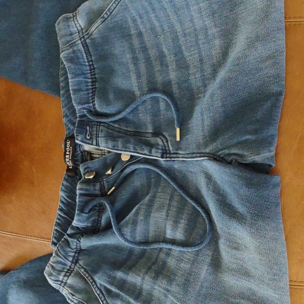 Liverpool Button Fly Drawstring Waist Jeans - image 1